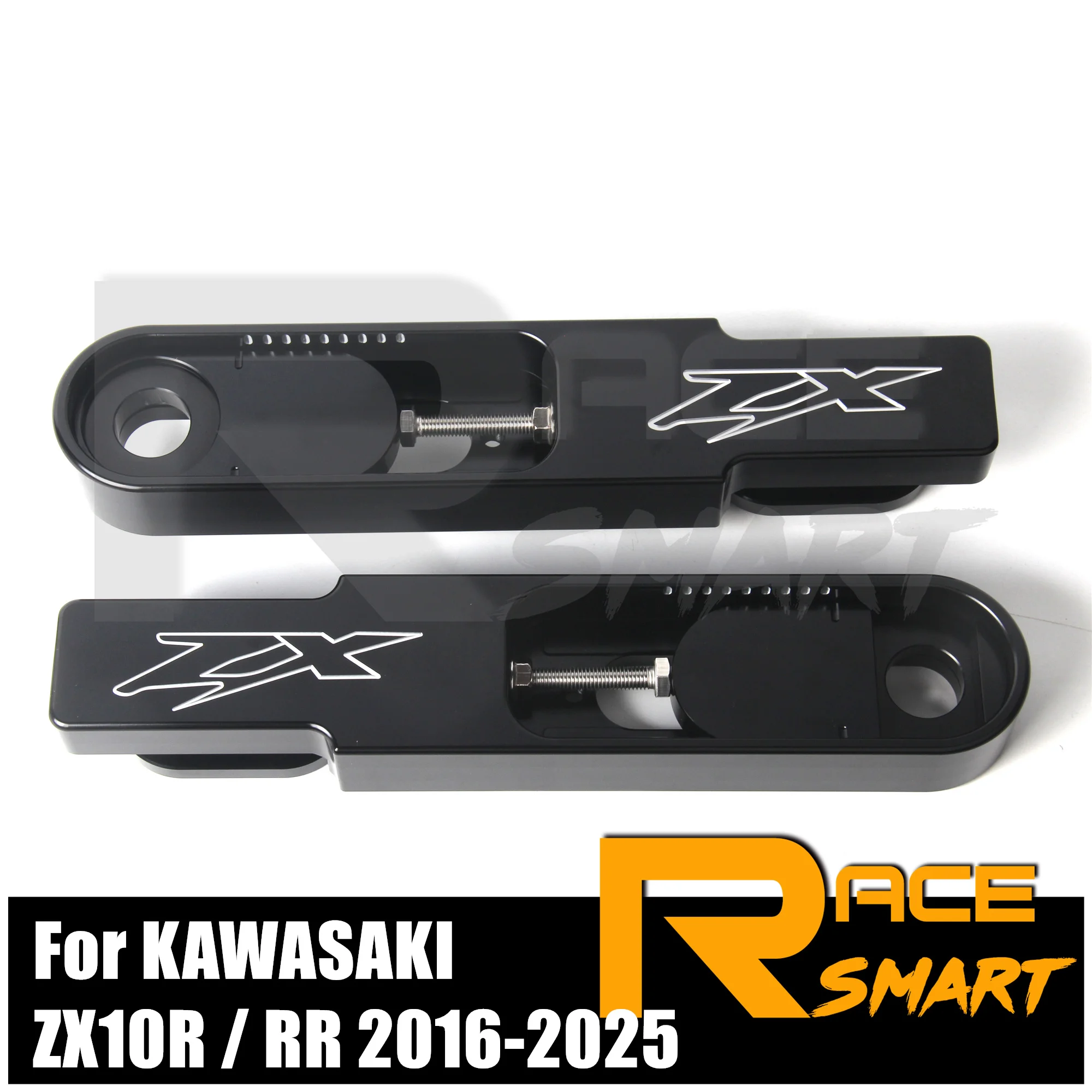 Extension Swingarm Kit FOR KAWASAKI ZX10R / ZX10RR 2016 2017 2018 2019 2020 2021 -2025 ZX-10R CNC Extended Sliders Swing Arm