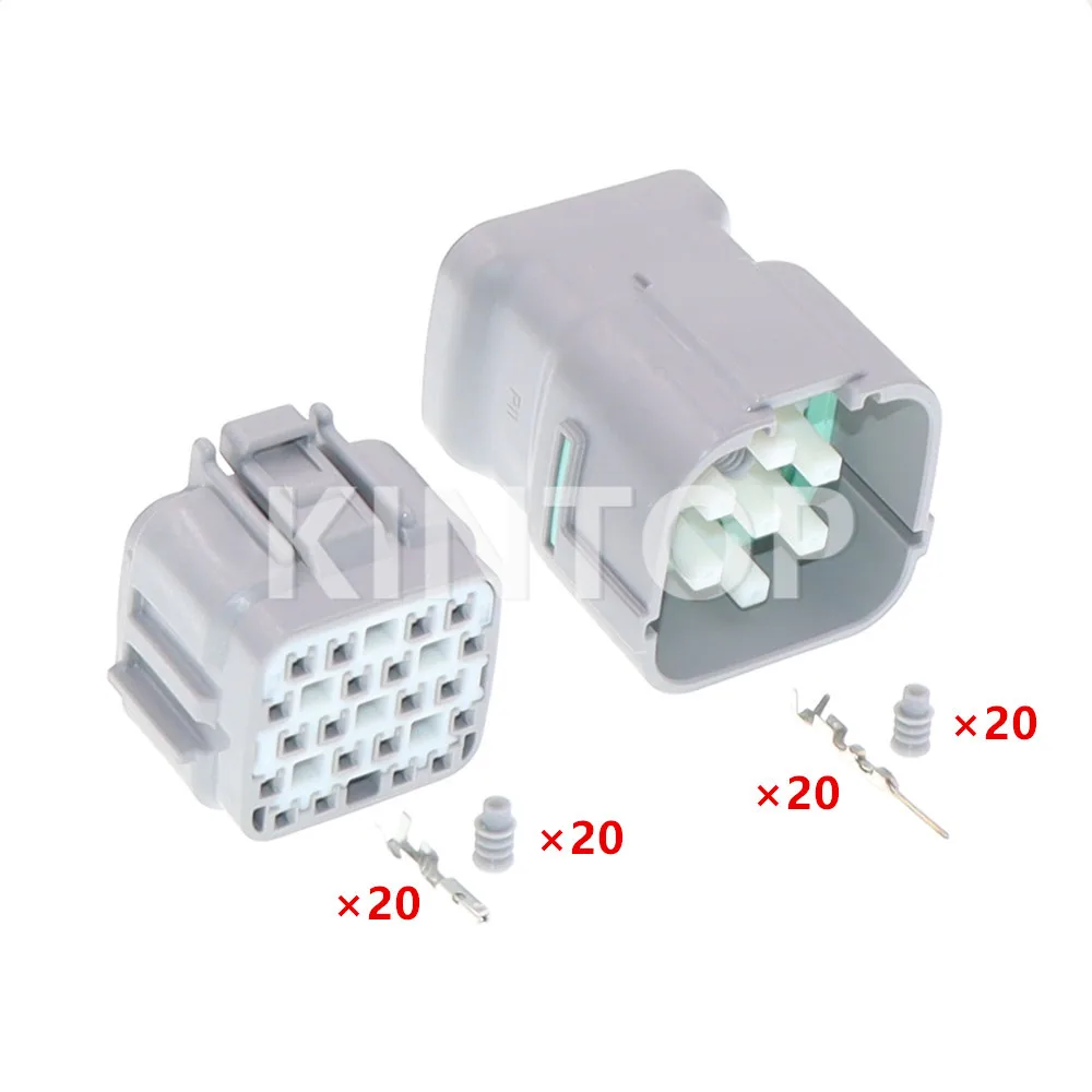 20 Pin 6189-0714 6188-0494 Car Excavator Hydraulic Pump Waterproof Socket Auto Electrical Control Board Plug AC Assembly