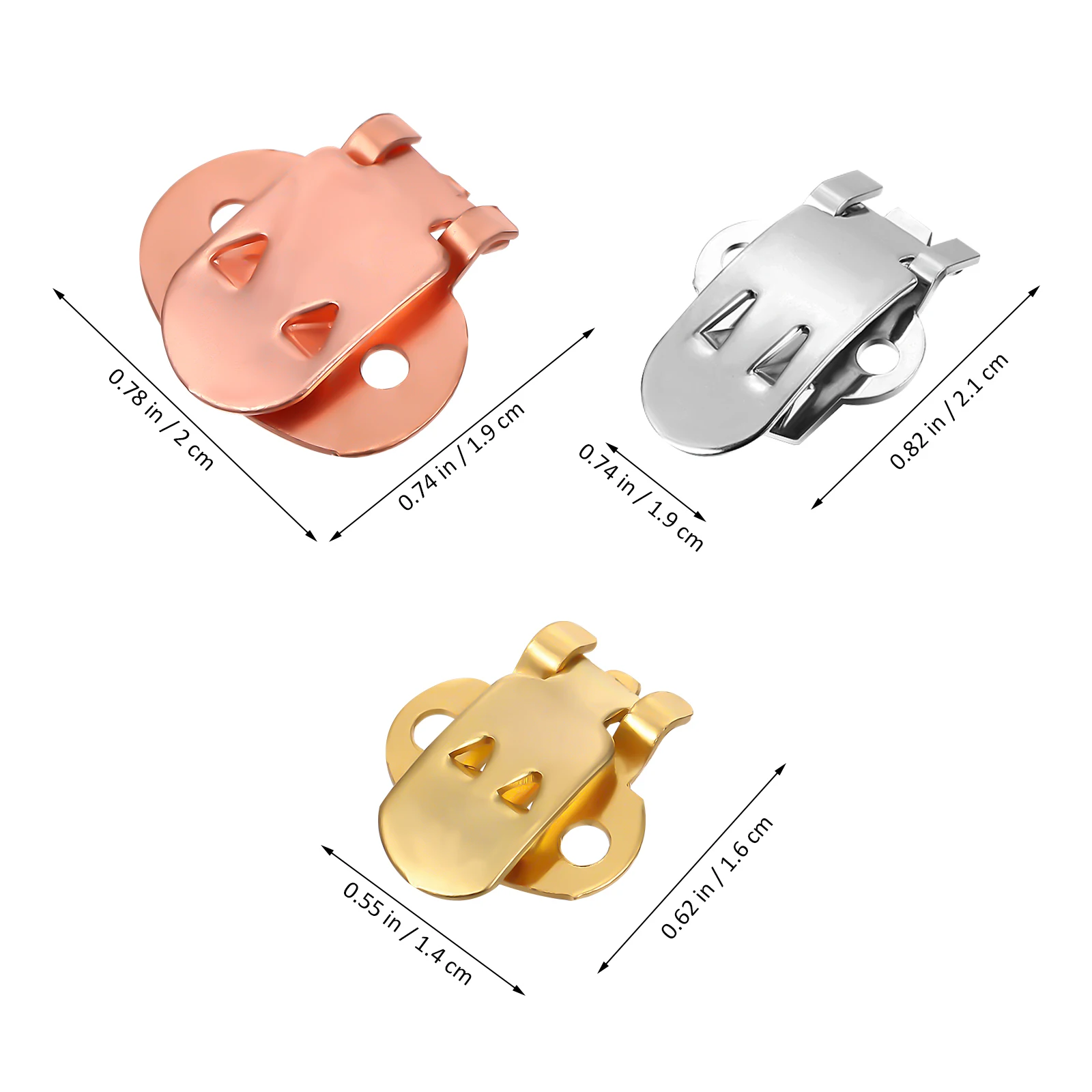 

36 Pcs Smooth Surface Stable Buckles Installation DIY Decorative Shoe Clips For Metal Shoe Clips Flats Accessories