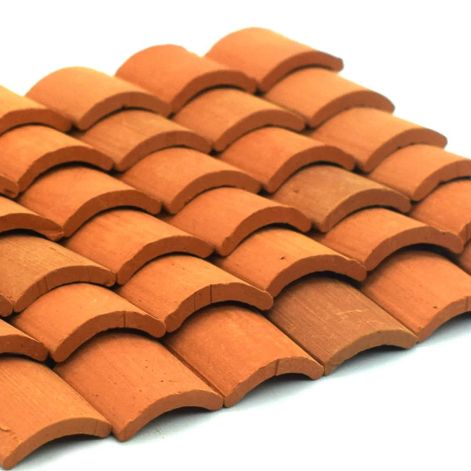 80Pcs Miniature Roof Tiles Sand Table Roof Tiles for DIY Layout Mini House Micro Landscape Decoration Mini House Decoration view 5