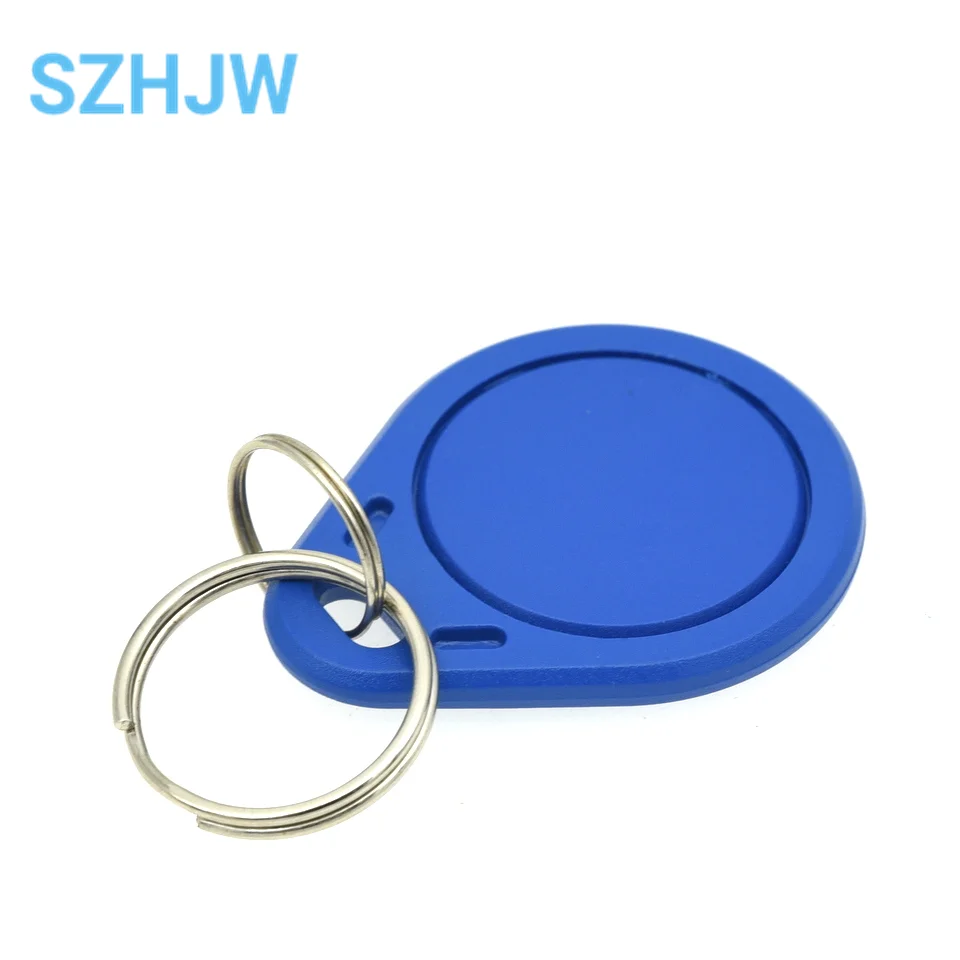 10pcs 13.56mhz IC UID RFID Keychain Repeated Erase Elevator Induction Smart Buckle Community Gate Security Access Card Nfc Tags