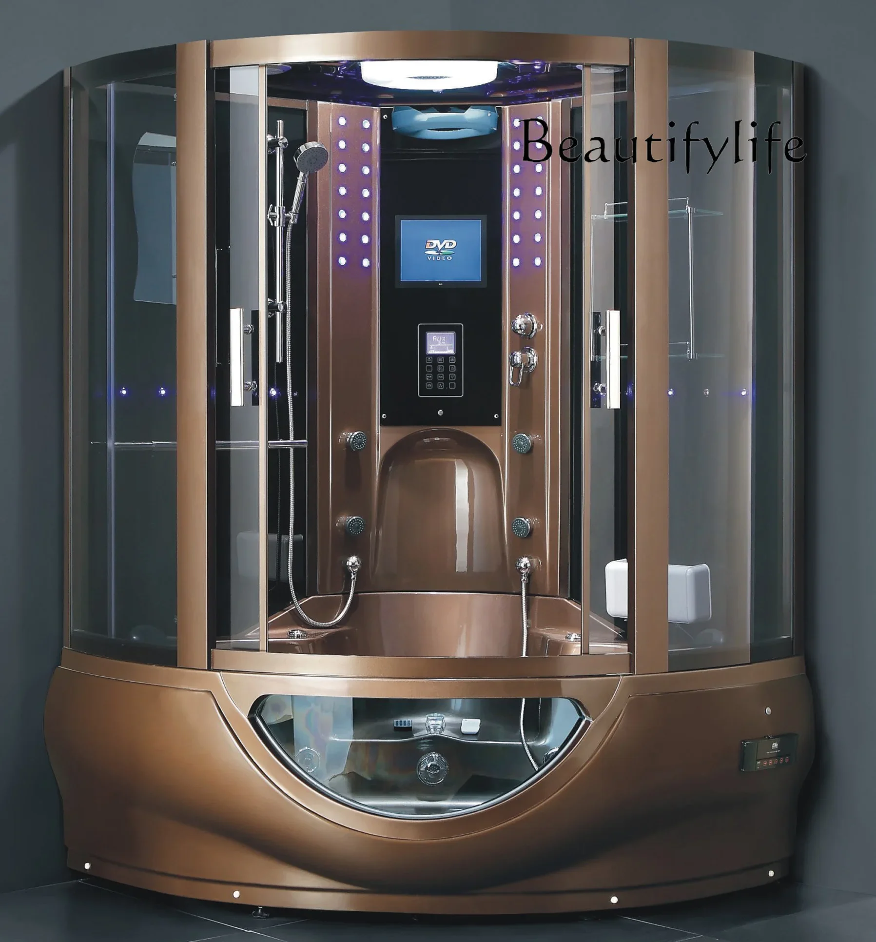 Xx Luxury Integral Shower Room Steam Room Wet Steam Room With Surfing Jacuzzi Toilet Bathroom