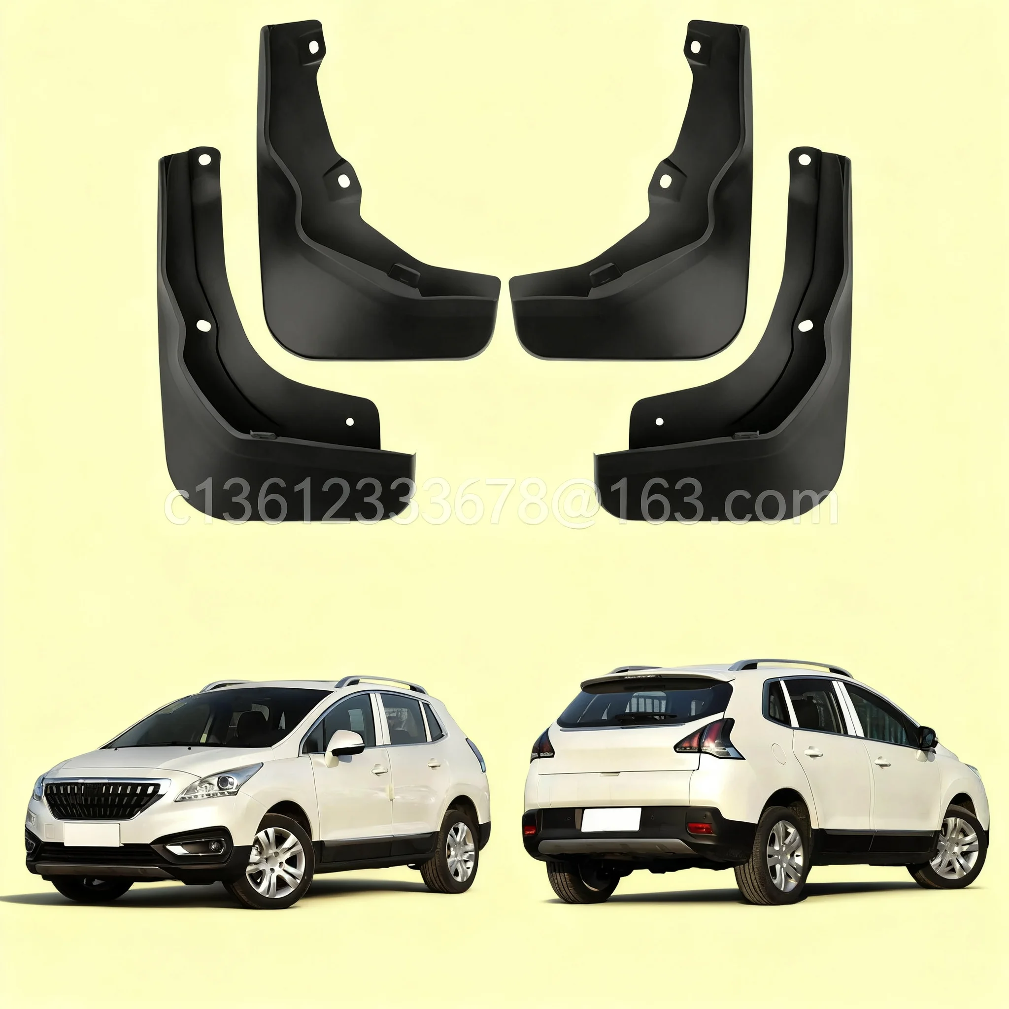 

Suitable for Peugeot 3008 2016-2019 model car tire fender/fender cover/fender accessories