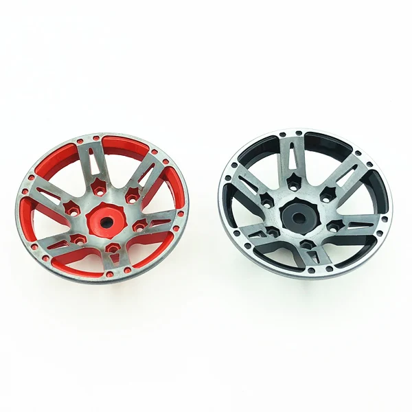 4Pcs Rc Rock Crawler Wheel Rim 1.9 Inch Beadlock For 1/10 Axial Scx10 90046 Tamiya Cc01 D90 D110 Tf2 Traxxas Trx-4