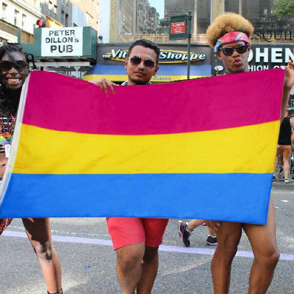 90x150cm Pansexual Pride Flag  Omnisexual LGBT Flags