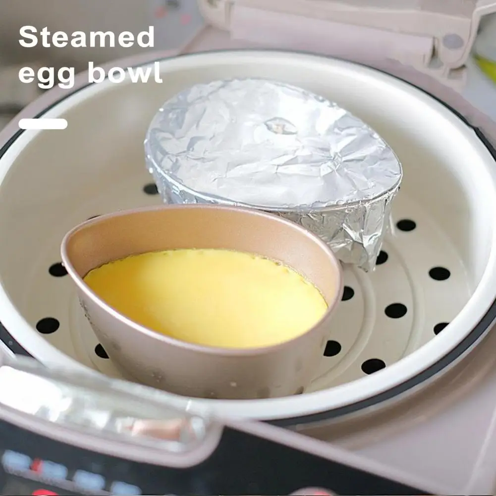 Steamed Egg Bowl Kitchen Mixing Bowl Versatile Stainless Steel Steamer Bowl Set for Serving Mixing Poaching Eggs Durable