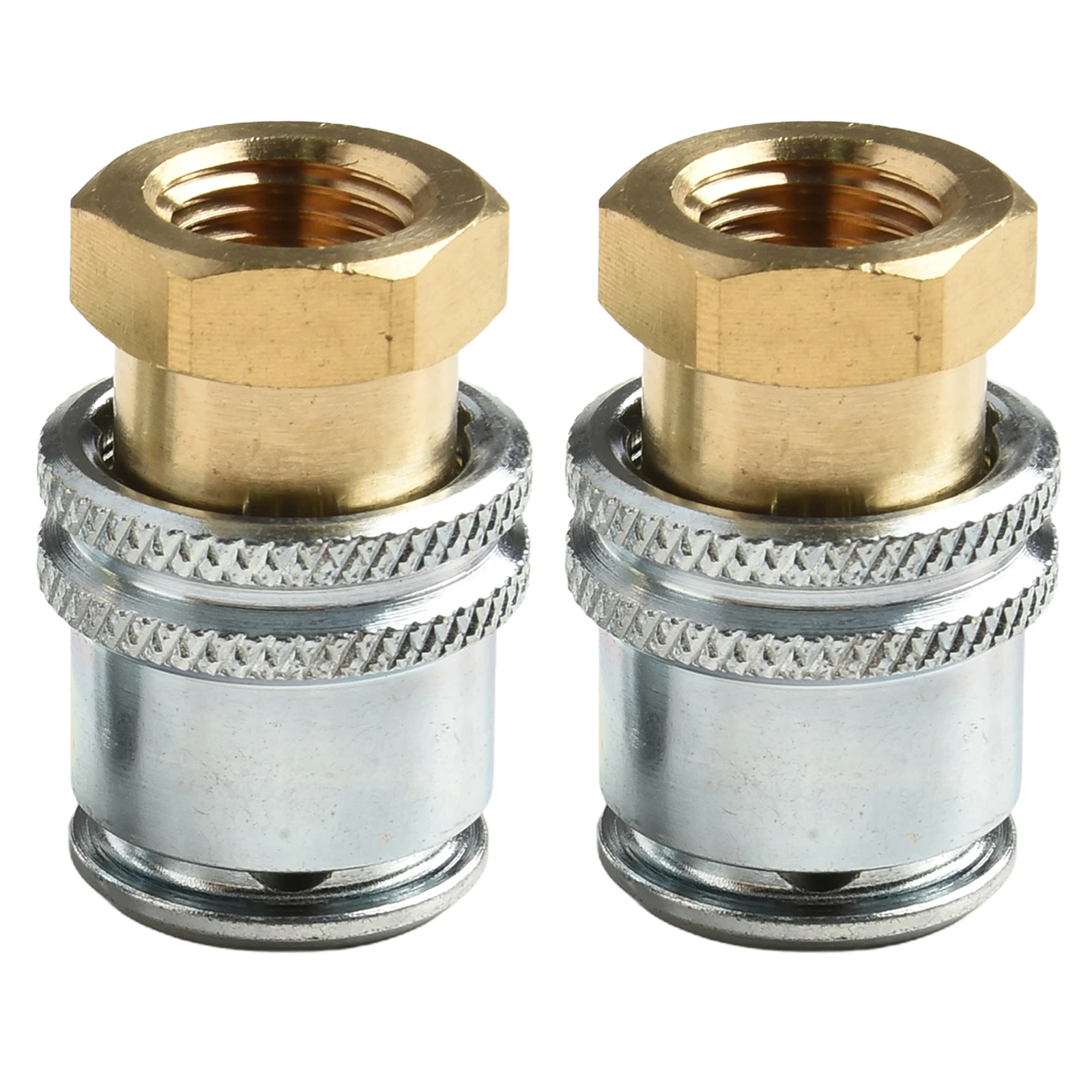 1/2Pcs Lock On Air-Chuck 1/4NPT Female Thread Adapter Quick Connect Brass Tire Air-Chuck For Inflator Tire Valve Accessories
