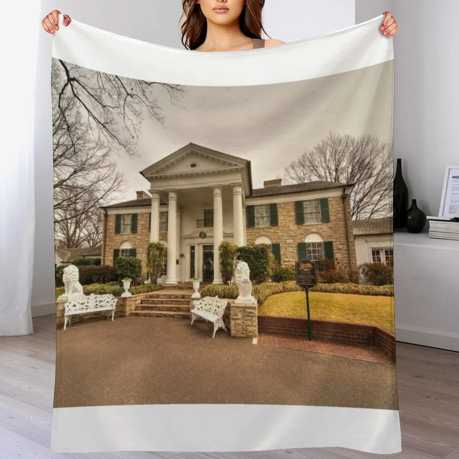 

Graceland Throw Blanket Hairy for babies wednesday Blankets