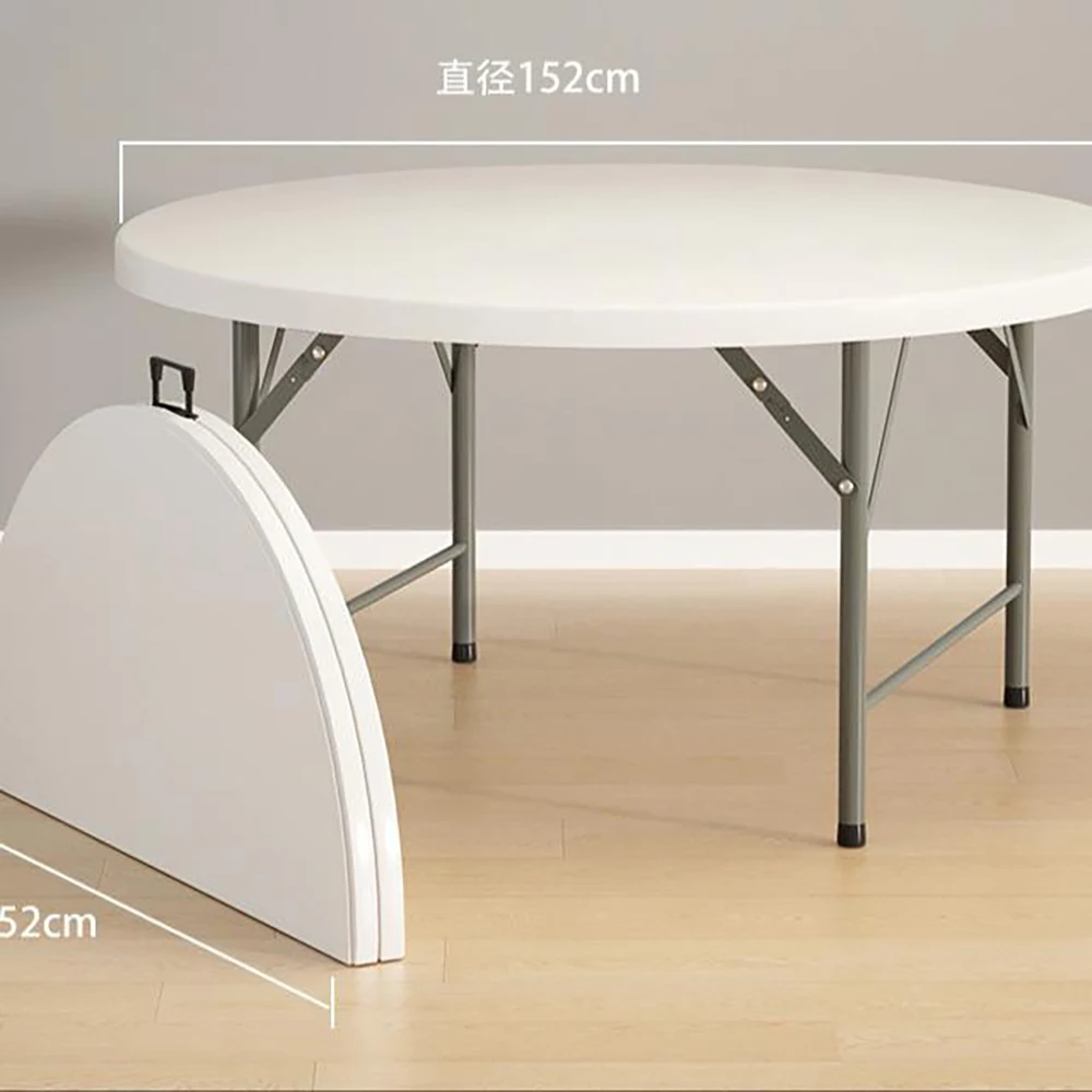 

Round Plastic Foldable Dining Table for Events and Wedding Banquets - New Arrival