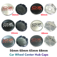 4pcs 56mm 60mm 65mm 68mm OZ O.Z Racing Car Wheel Center Hub Caps Rim Caps Dust-Proof Covers Emblem Logo Badge Auto Accessories