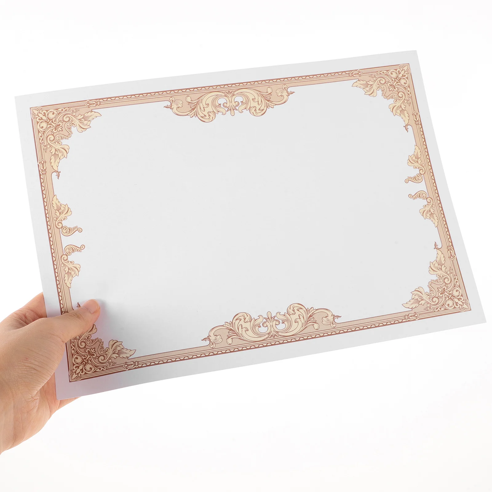 30 pezzi di carta interna per certificato di diploma vuoto, carta per certificato, stampabile, scrivibile, esperienza di scrittura liscia per il premio di laurea