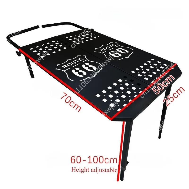 Portable Foldable Camp Table Durable Construction Space Saving for Overland Adventures