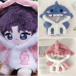 Love and Deepspace 20cm Doll Clothes Cartoon Shark Coat Changing Dressing Game Dolls Shark Animal Coat Hoodies Doll Plush Toy