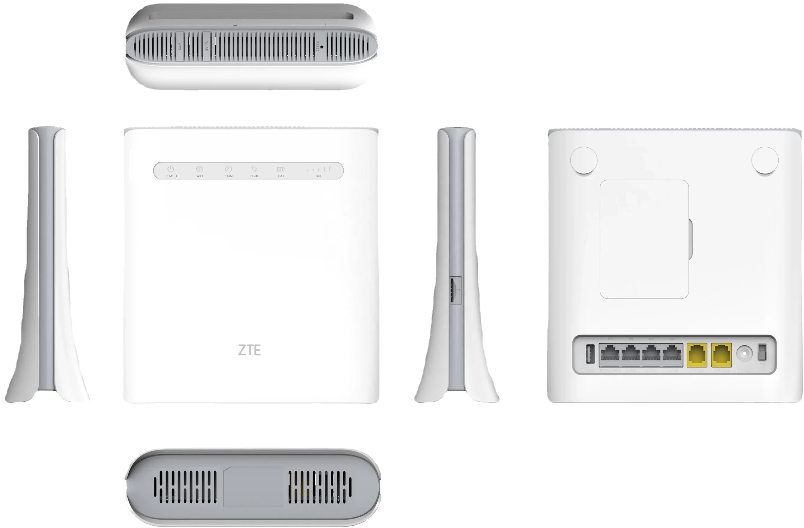 Unlocked ZTE MF286 4G router with battery 600Mbps CAT12 router suitable for SIM card antenna