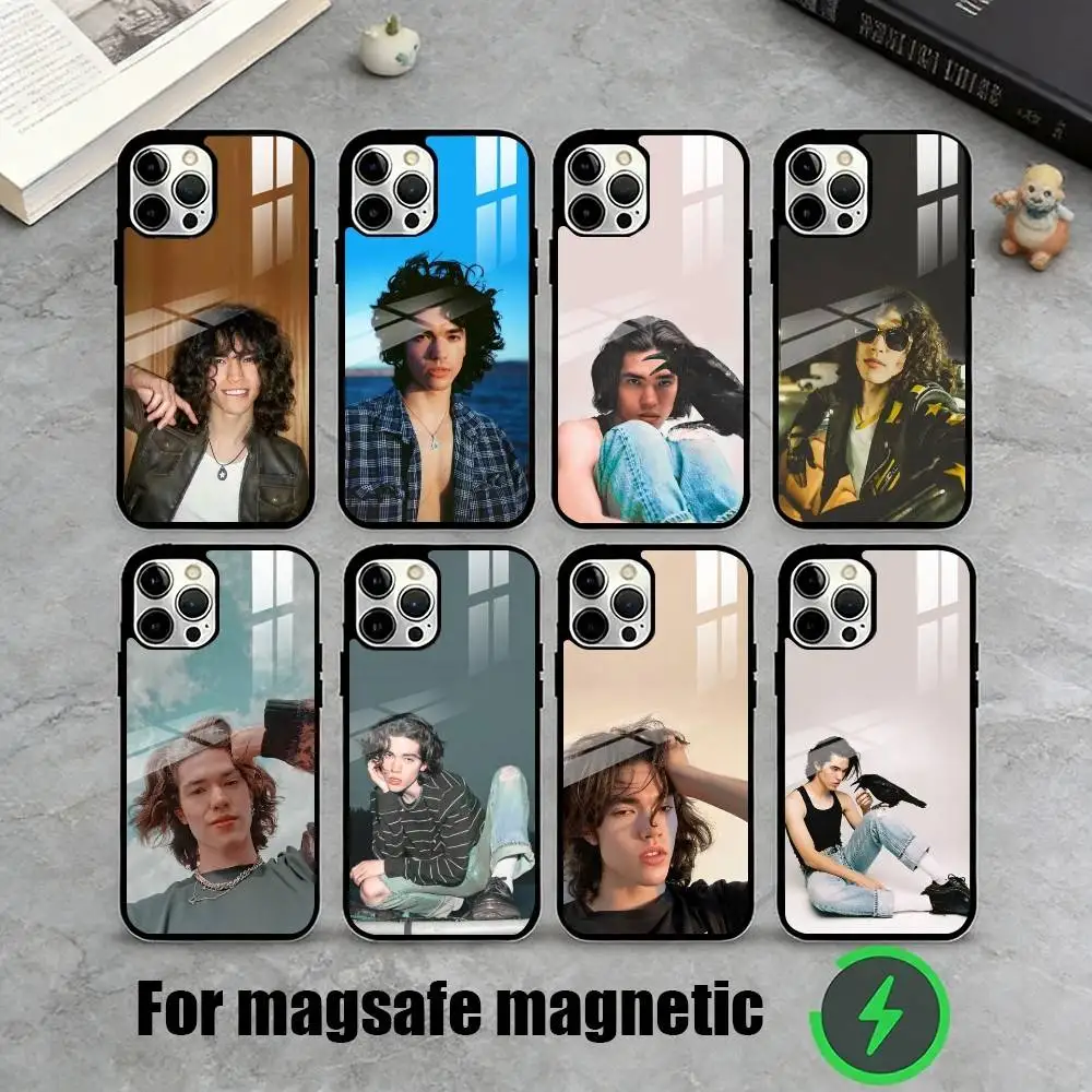 

singer lyrical C-Conan G-Gray Phone Case For iPhone17,16,15,14,13,12,11 Plus,Pro Magnetic with Magsafe Wireless Charging