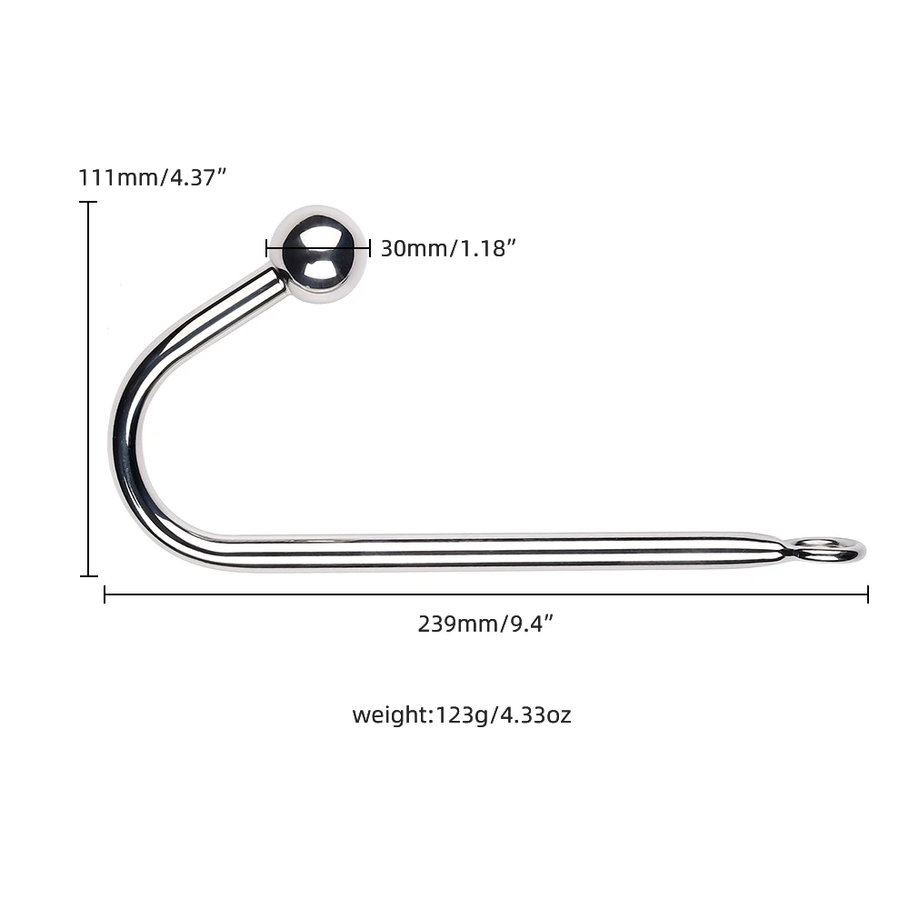 Stainless Steel Anal Hook Sex Handcuffs and Collar bdsm Bondage Set Sex Toys for Man Metal Butt Hook BDSM Gay Sex Toy