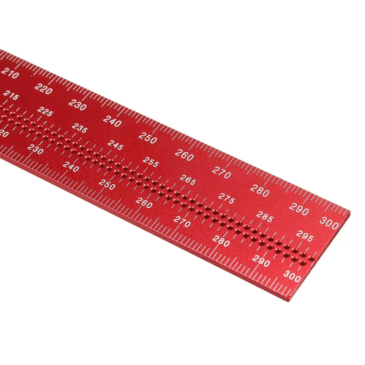 VEIKO Aluminum Alloy 300mm Angle Positioning T Square Posi Lock Ruler Woodworking Edge Ruler Angle Measure Ruler Scriber Carpent