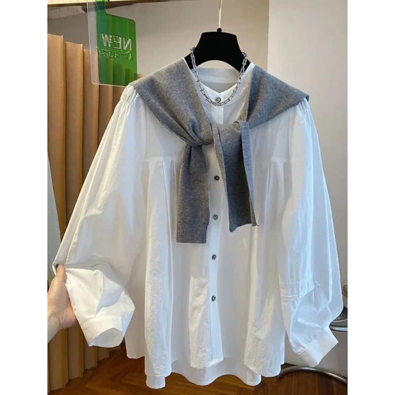 

Комплект из двух предметов: рубашка с длинным рукавом и повседневные брюки в корейском стиле, размеры 300 Pou, весна-осень, новинка, универсальный дизайн