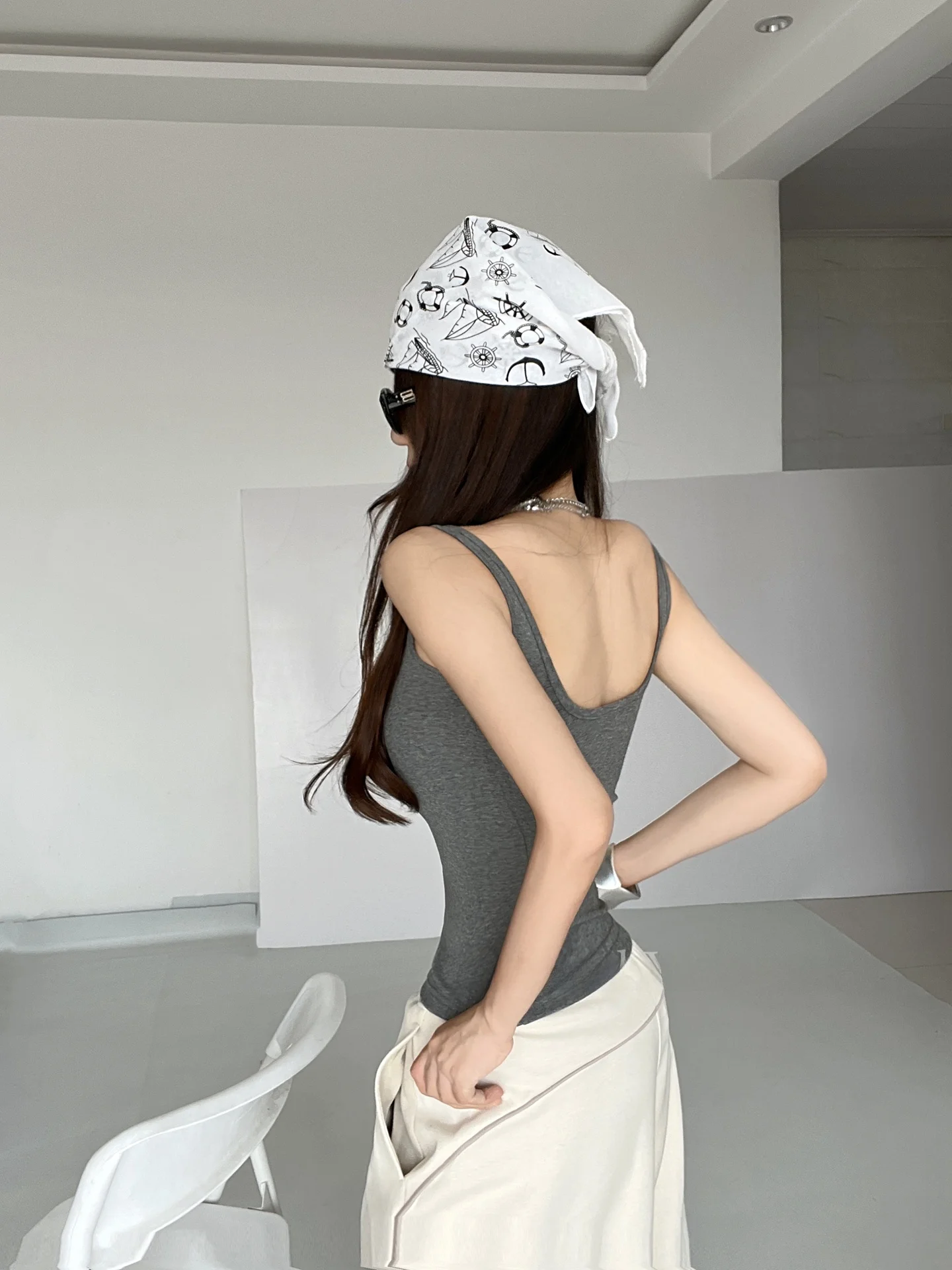 Good Fit Bal Home Leisure Slimming Women's Vest Top Quali Chest Pad Four Seasons Match Bal Strap Home Vest Sports