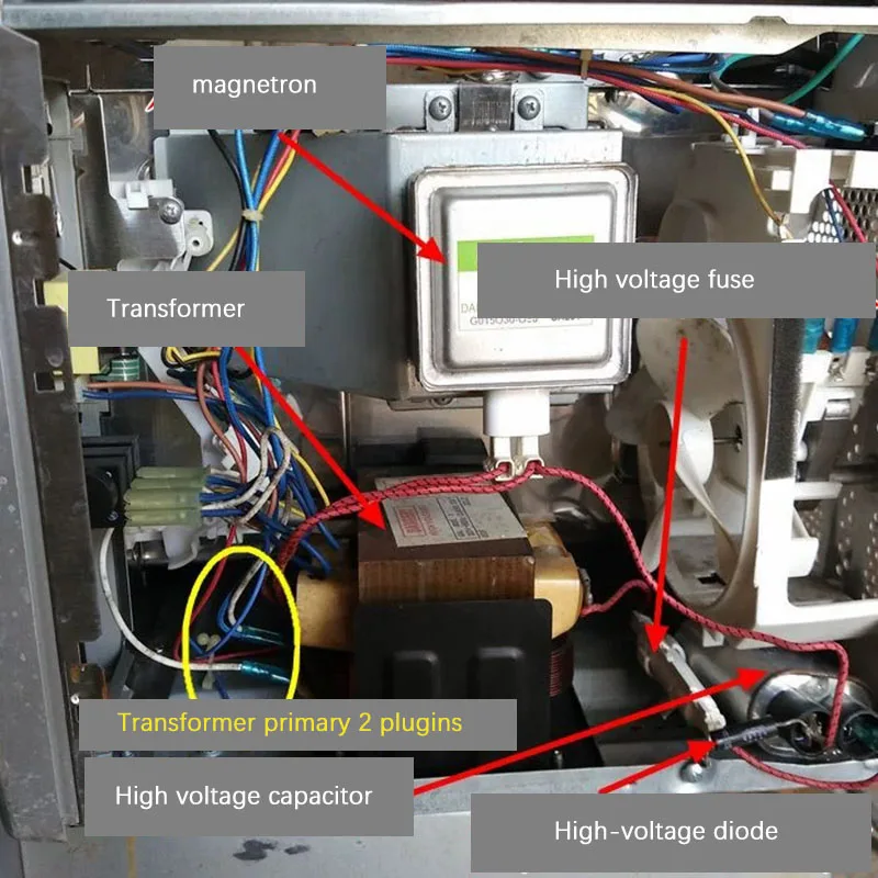 Disassembled GAL-700E-4 700W Microwave High Voltage Transformer Spare Part For Microwave Oven