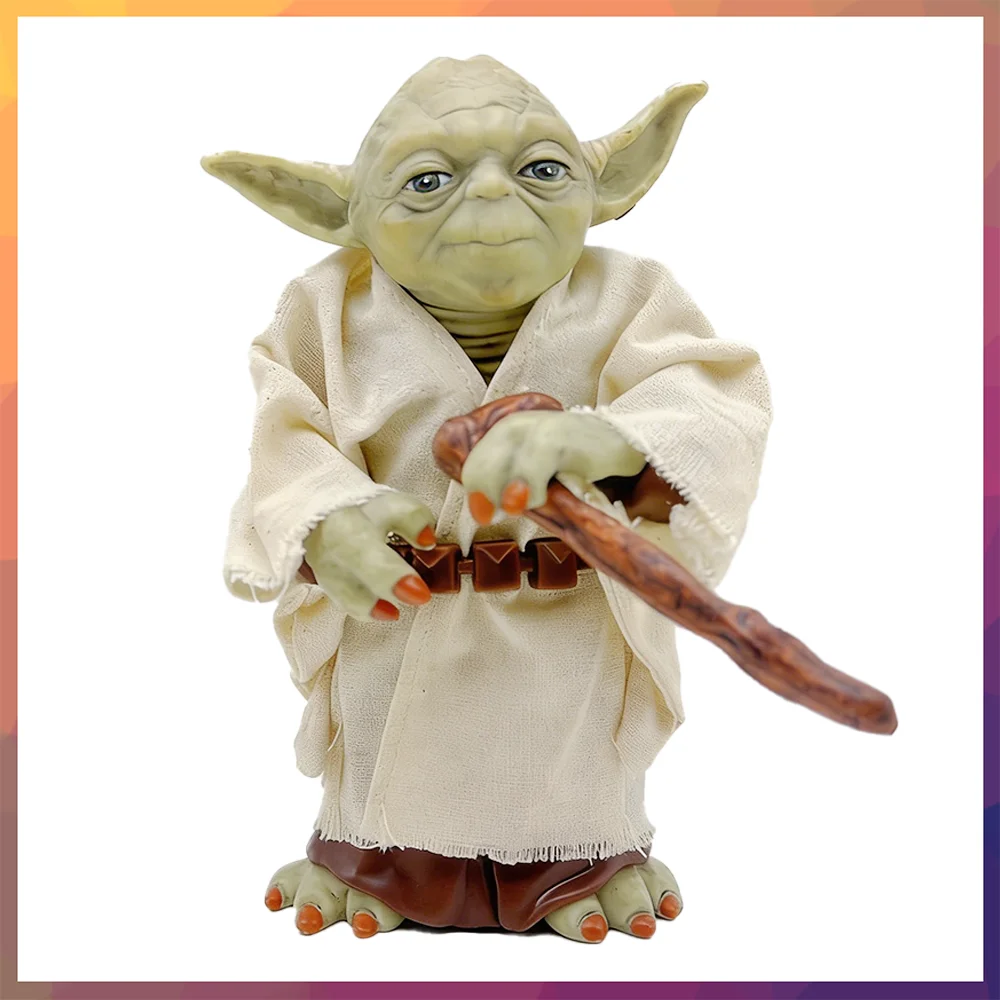 スターウォーズ映画シリーズキャラクタースケールモデルグランドマスターヨーダアクションフィギュアモデルデスクトップ装飾人形おもちゃ誕生日プレゼント