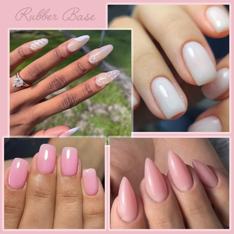 Venalisa Color Nagel-Gel-Nagellack-Set, Jelly Pink, halbtransparent, HEMA FREE, selbstnivellierendes Nude Natural Pink Nagel-Maniküre-Set – Detail 21