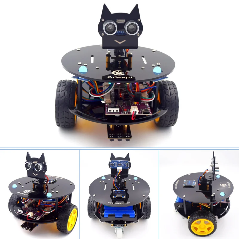 Robot Cerdas Mobil Cerdas Rakitan Mobil Cerdas Remote Control Penuh Off-Road