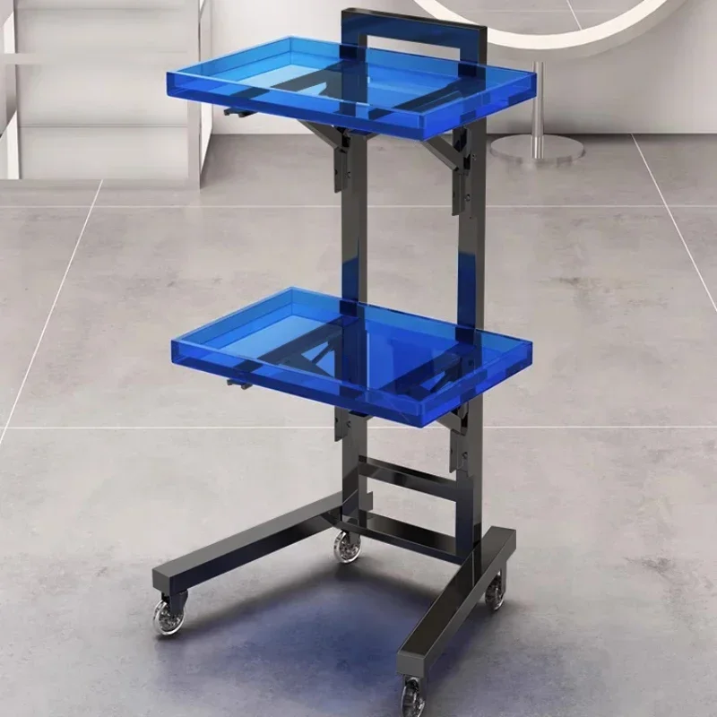 

Trolleys Organizer Wheels Aesthetics Trolley Cart Aesthetic Reception Barber Carrello Parrucchiere Stainless Welding Furniture