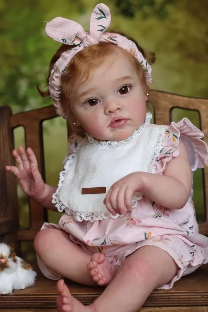 NPK 20'' Chantal Reborn Doll Newborn Lifelike Handmade with Genesis Paint Visible Veins Soft Touch Cuddly Body