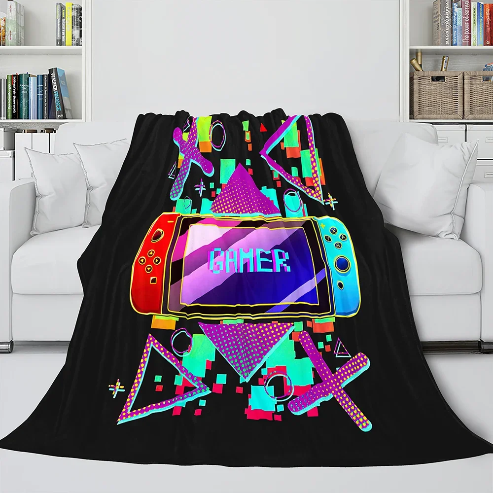 

Игровой 3D геймпад PS4, фланелевое одеяло с рисунком, мягкое Модное теплое одеяло для украшения телефона, игровое одеяло, подарки для детей и взрослых