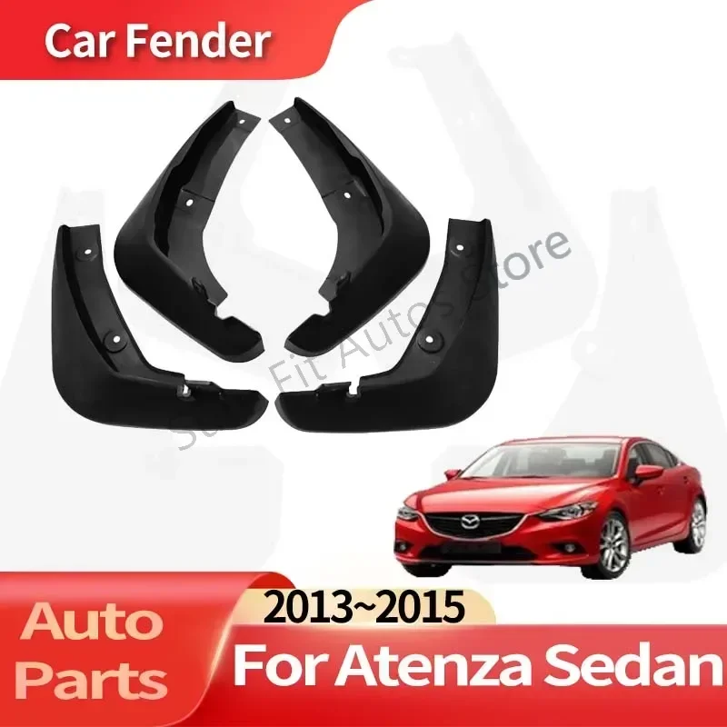 

Auto Accessories For Atenza Sedan Mazda 6 2013~2015 Car Fender Anti-sand Splash Mud Guard Skin Punch-free Installation Car Tool