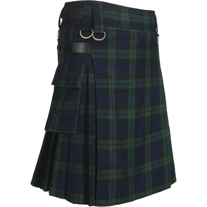 

Utility Traditional Scottish Tartan Kilt for Men