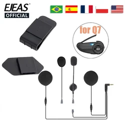 EJEAS Q7 New Mounting Clip Double-Sided Tape Base 2in1 Earphone Headset for Quick7 Motorcycle Helmet Bluetooth Intercom
