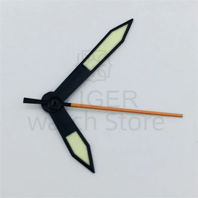 BLIGER manecillas luminosas verdes para reloj, accesorio compatible con movimiento NH34, NH35, NH36, NH37, NH38, NH39, NH70, NH72