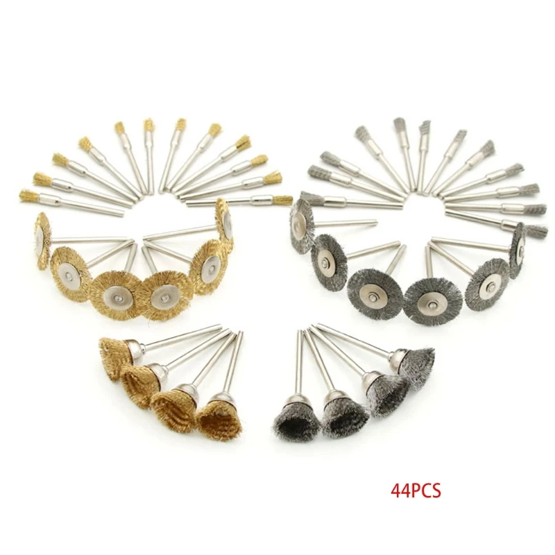 44X проволочная щетка, сверхмощная проволока из нержавеющей стали, щетка для царапин, сварочная щетка для очистки, удаления слоя