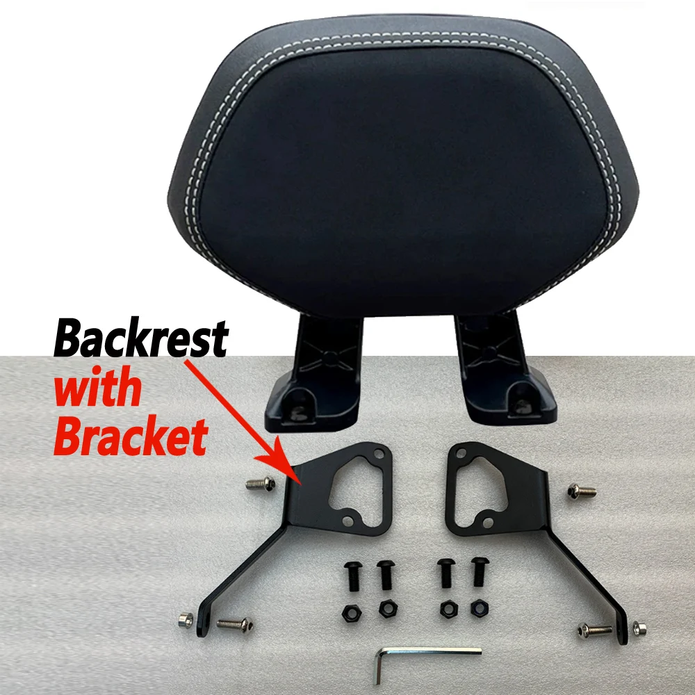 Luxury Backrest for Voge SR450X LX400T Enlarged Thickened Backrest Aluminum Alloy Lumbar Support Rear Seat Lumbar Cushion
