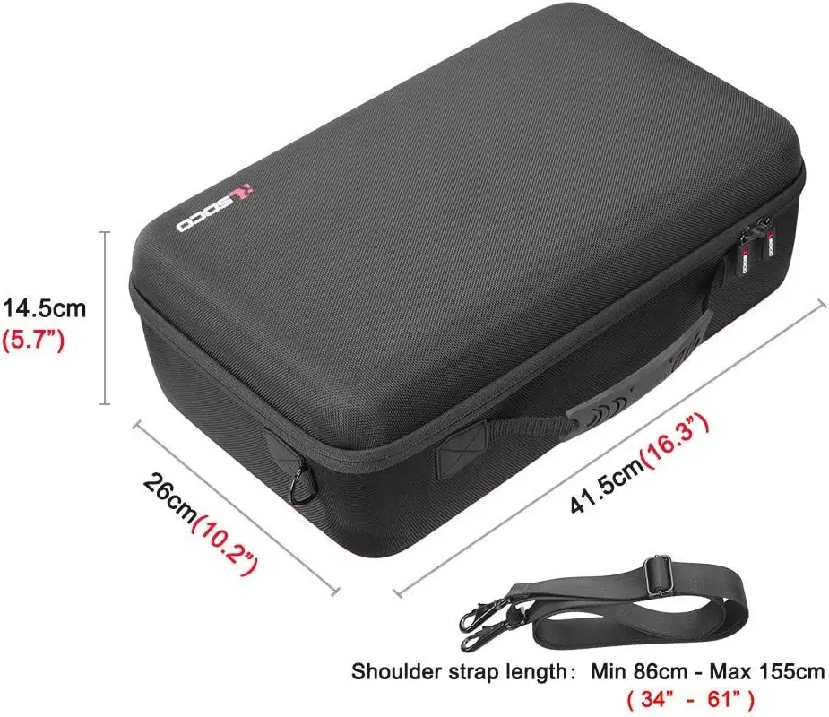 Étui rigide pour DJI Air 2/2S/Mavic 2 Pro et RC Pro - Convient aux drones, aux contrôleurs, aux batteries, au chargeur, aux accessoires (étui uniquement)