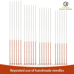 Zhongyan Taihe Acupuncture Needles Acupuncture High Quality 20 Pieces Reusable Large Size Big Size Massage Beauty Massage Needle