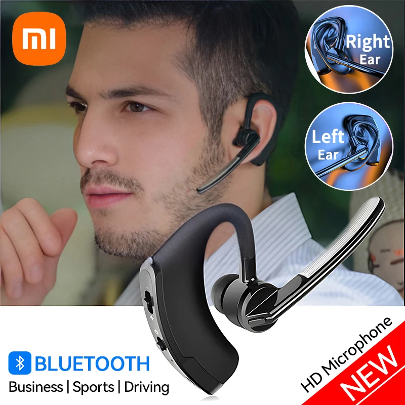 Xiaomi Wireless Bluetooth Single Earphone With HD Mic Stereo Headset Handsfree Call Business Headphone For Sports Driving Travel