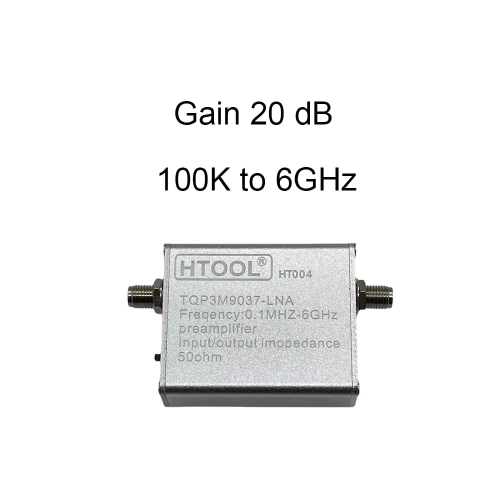 Analizador de espectro SA6, generador de señal 35M-6,2G, instrumento de prueba de señal 6G, ganancia de 100K-6GHz, amplificador de señal de bajo ruido de 20dB