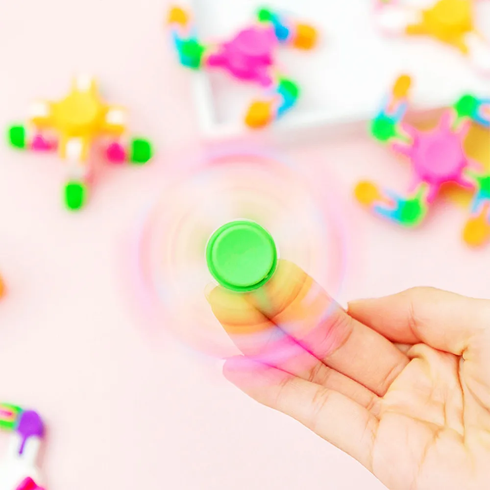 3 stücke Fingertip Gyroskop Kette Gyroskop Eltern Kind Spiel Freizeit Stress Relief Spielzeug Fidget Spinner Desktop Spielzeug Junge Geschenk