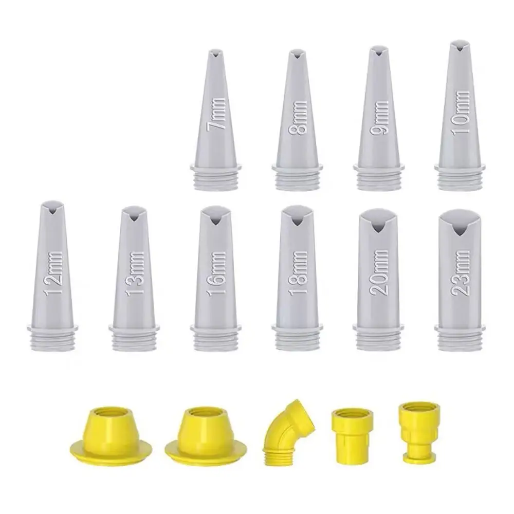 

Plastics Caulking Finisher Reusable With Connection Bases Silicone Sealant Nozzle Sealant Finishing Tool Kitchen Bathroom