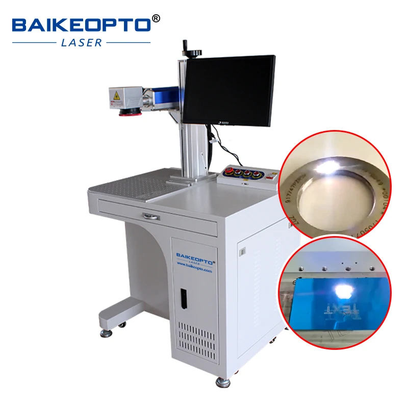 30W Desktop CO2 Laser Marking Machine Used for Advertising and Restaurant Industries EZCAD Control System Laser Source