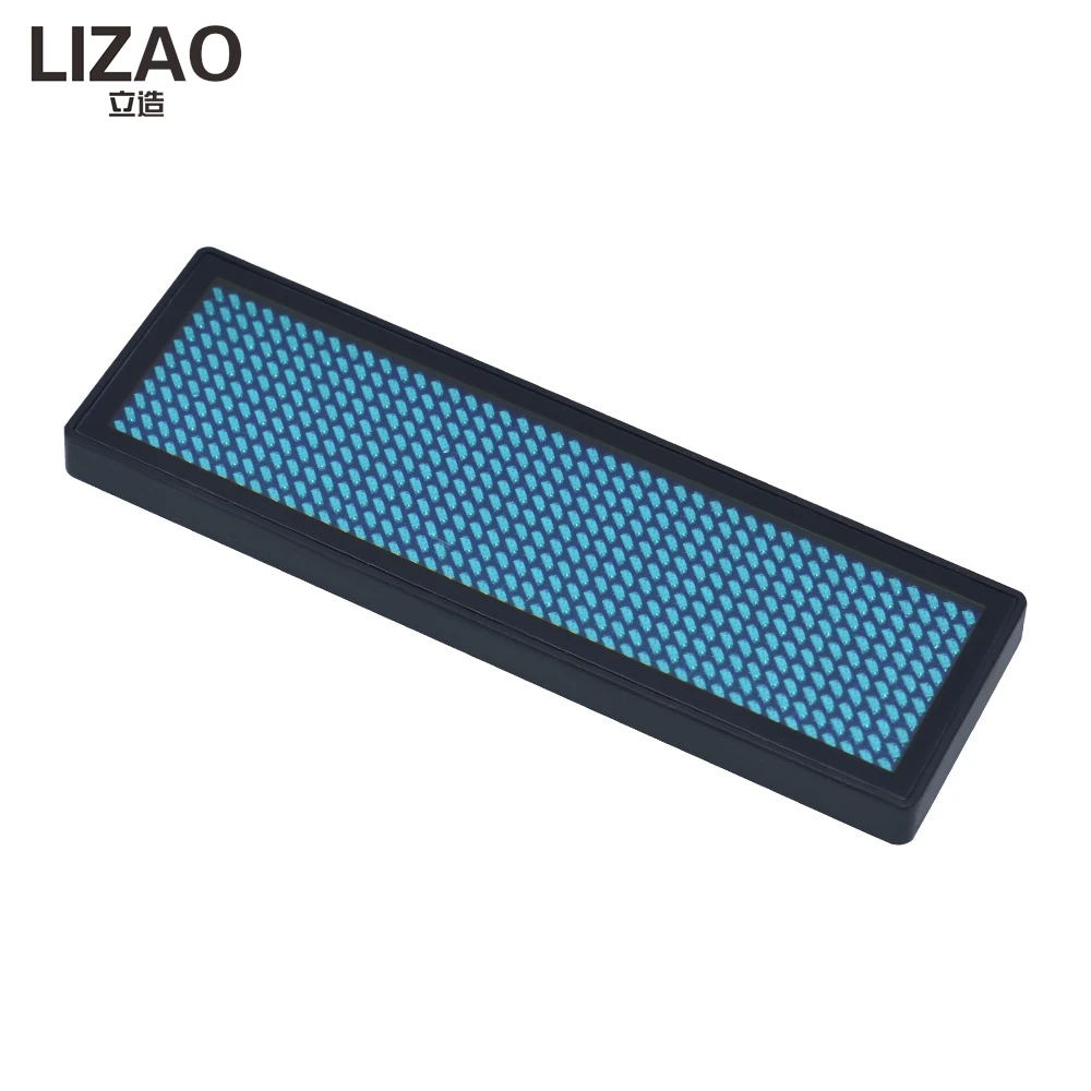 LIZAO Programmable Bluetooth LED Name Tag Rechargeable DIY Scrolling Message Badge Support 15 Languages Digital Display Module