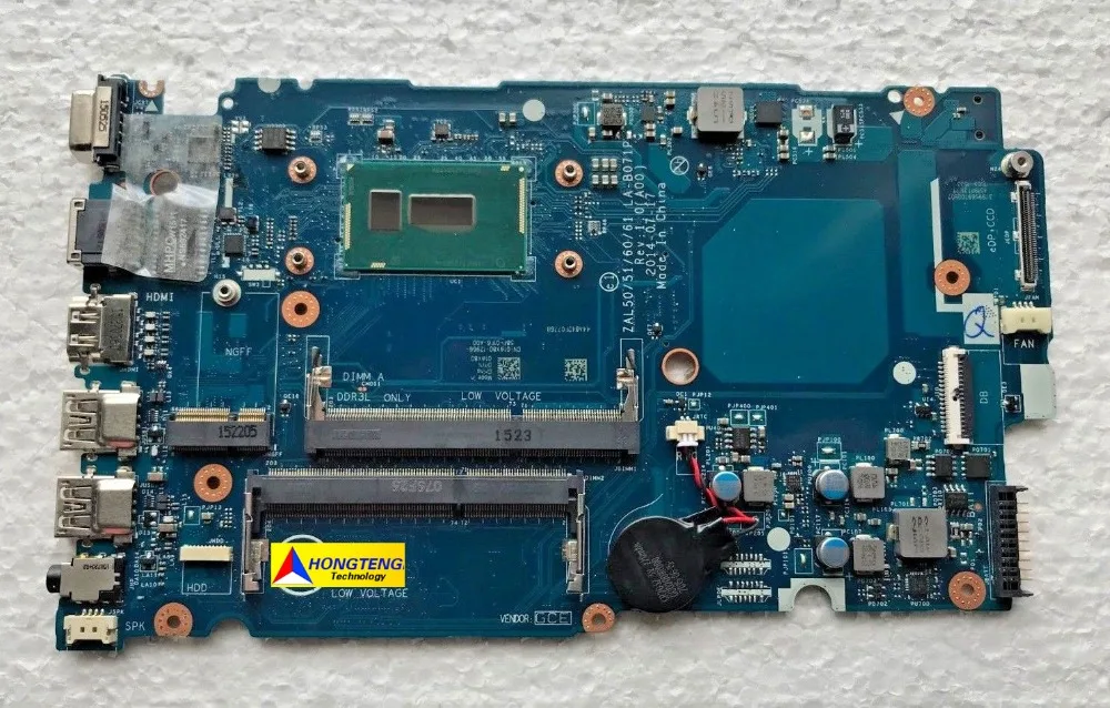 Original FOR Dell Latitude 3550 Motherboard WITH I3-5005U  LA-B071P 100% Works Perfectly