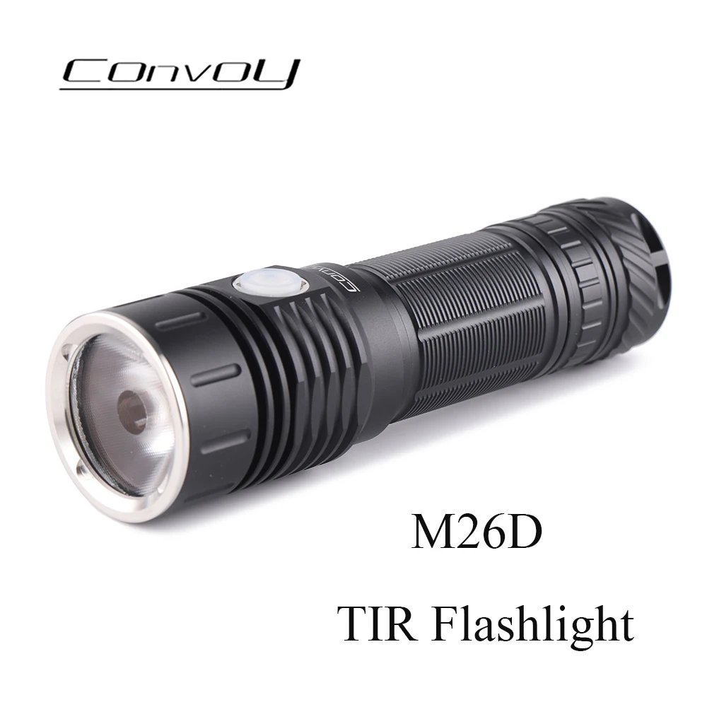 Convoy M26D 26800 /26650 LED TIR Flashlight Torch Lamp Hunting Type-c Charging Port Work Light Lanterne Latarka Zaklamp Lampe