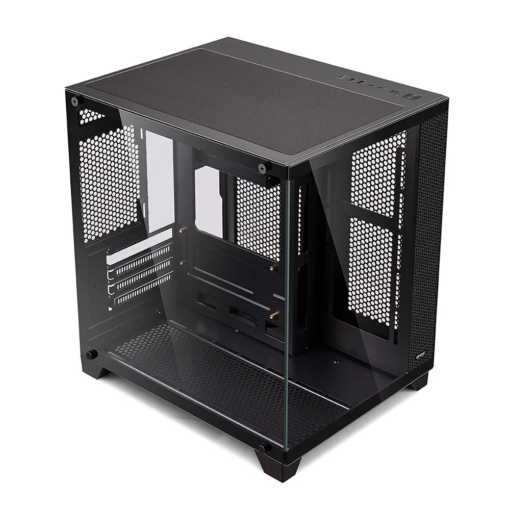 

'Newest for M-Atx Itx Tower Gaming Computer Pc Case With Full View Tempered Glass Gaming PC Case Gaming Computer Case