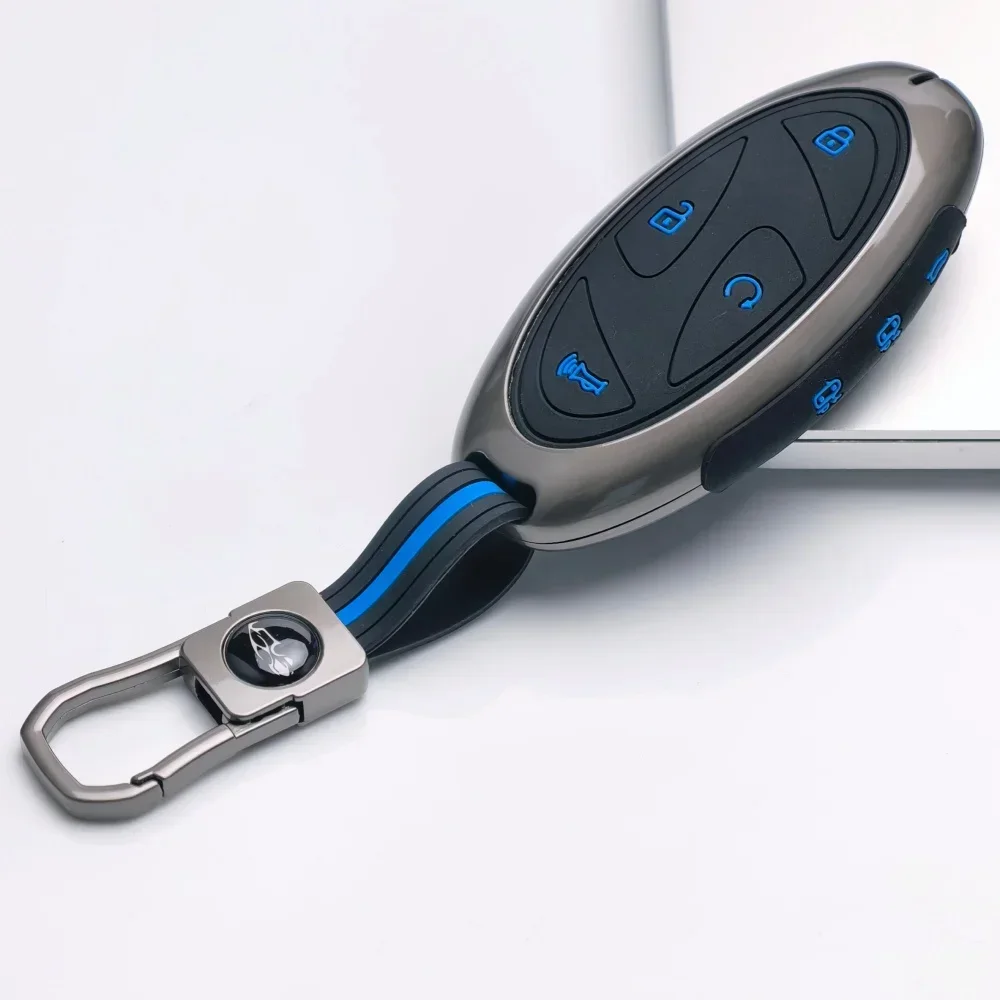 Zinklegierung Silikon Autoschlüsselhülle für Hyundai Kona EV N-Line Tucson 2025 Grandeur GN7 IONIQ 6 Santa Fe MX5 Garden Gl Schlüsselschutz – Detail 4
