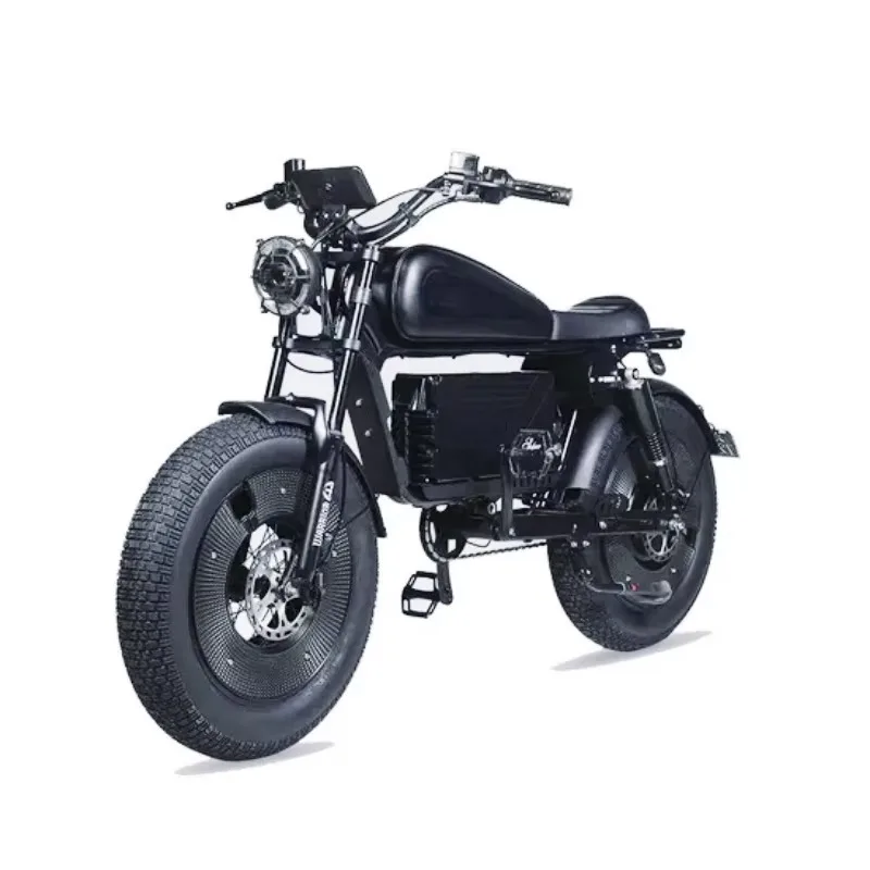 

2025 Newest 2025 HiMoto Unisex All-Terrain Hybrid Electric Bike 48V 30Ah/60Ah Fat Tire Aluminum Alloy Fork