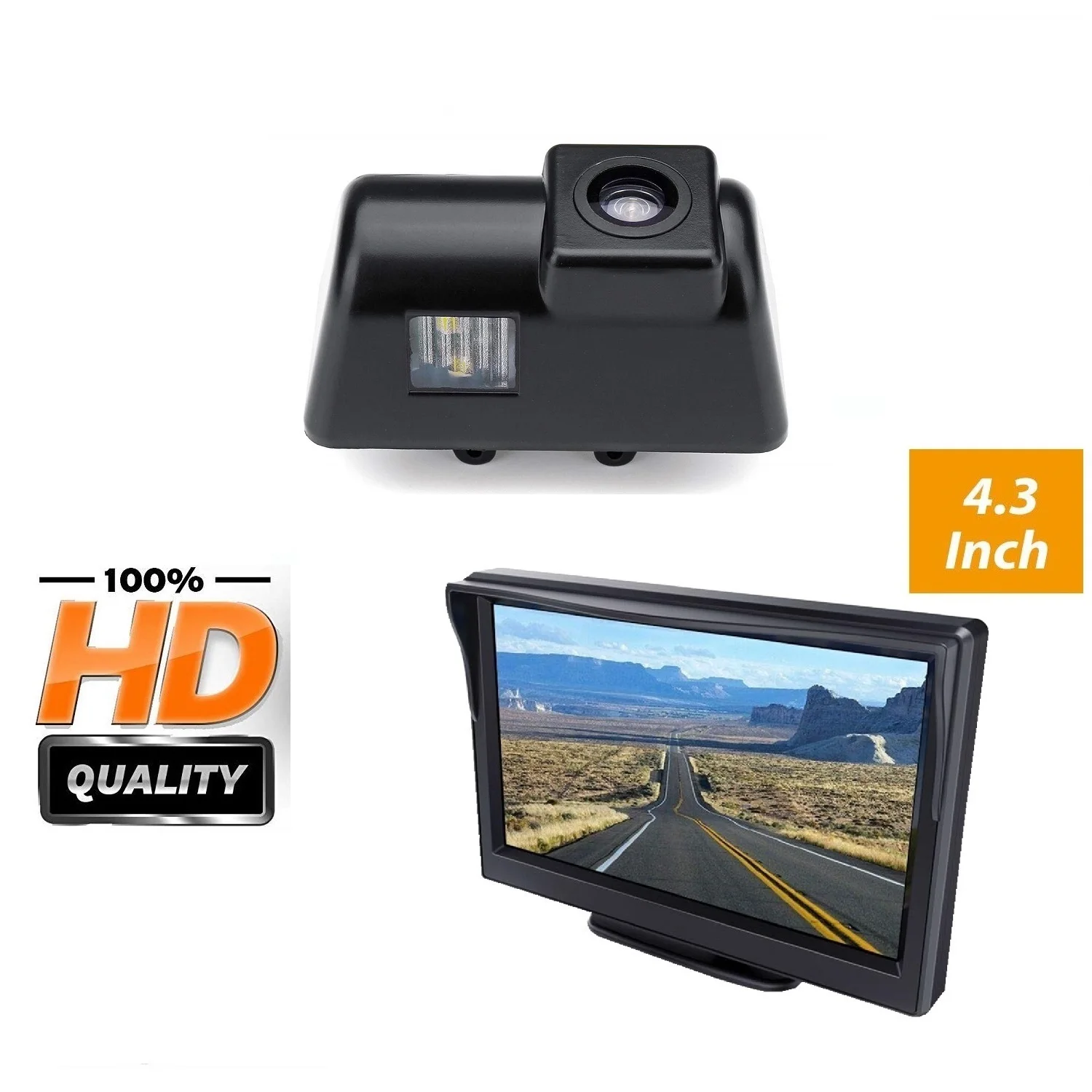 

HD Rear View Parking Camera With 4.3 inch Monitor for FORD Transit MK6 /MK7 Connect Transporter, Reversing Backup Camera